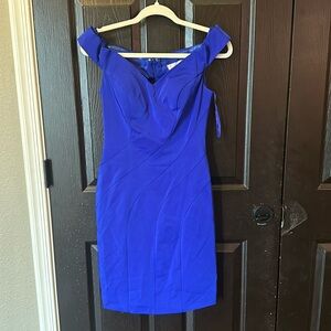 Royal blue dress